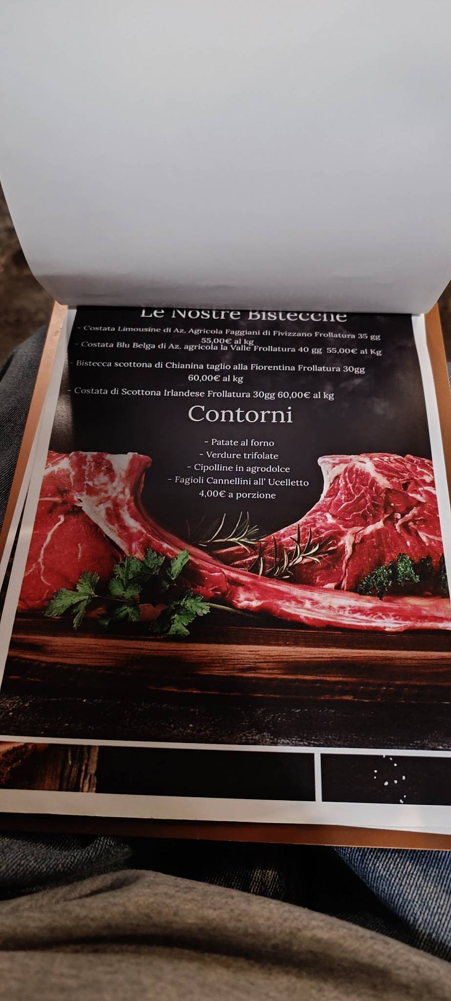 Menu di Locanda al Castello 