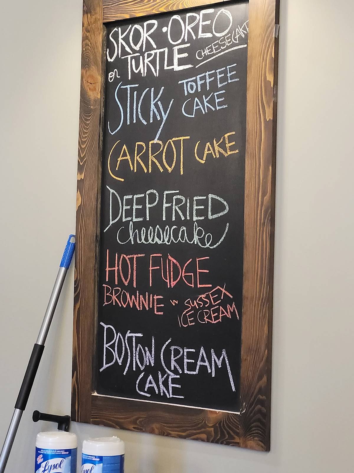 Menu at Lock Stock and Barrels, Saint John