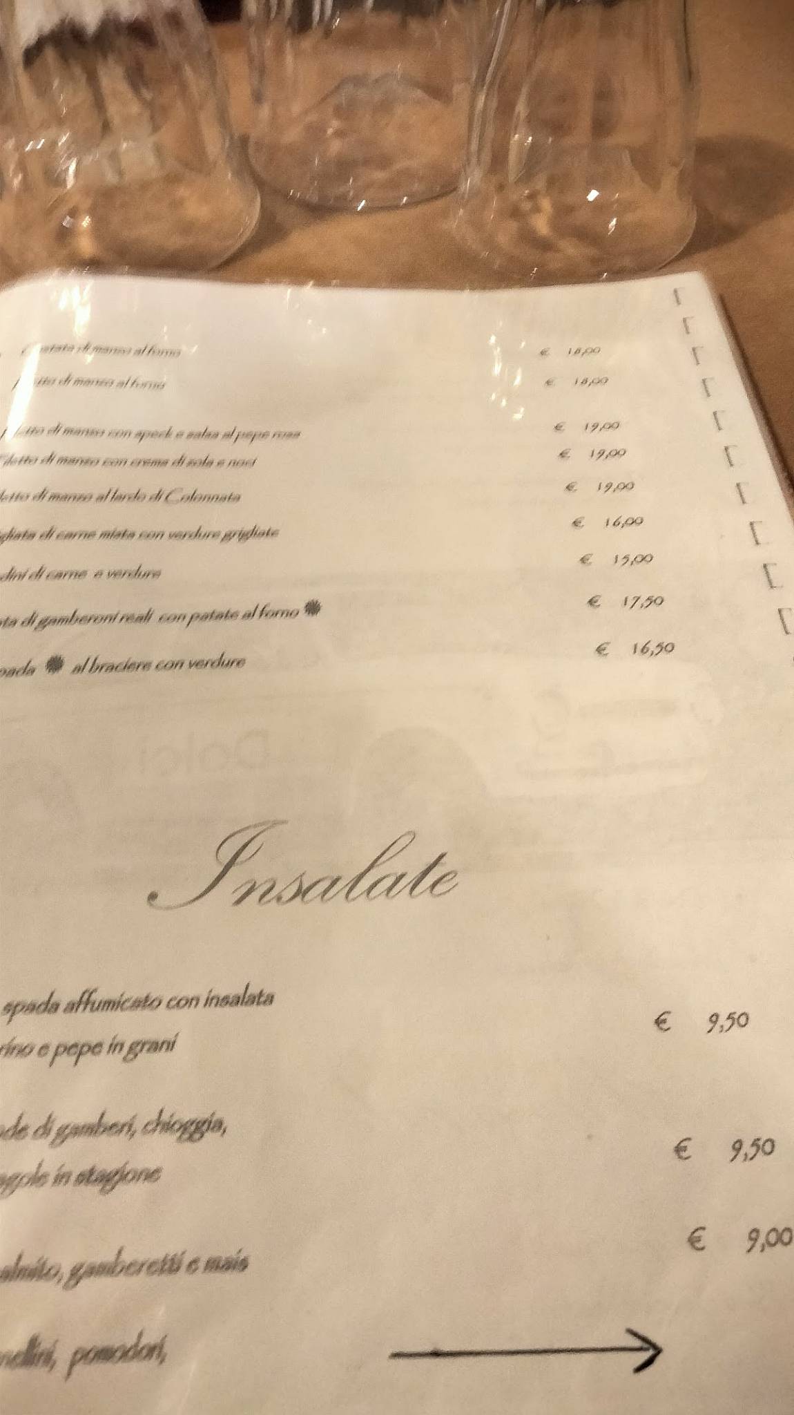 Menu di L'officina - Grezzago 