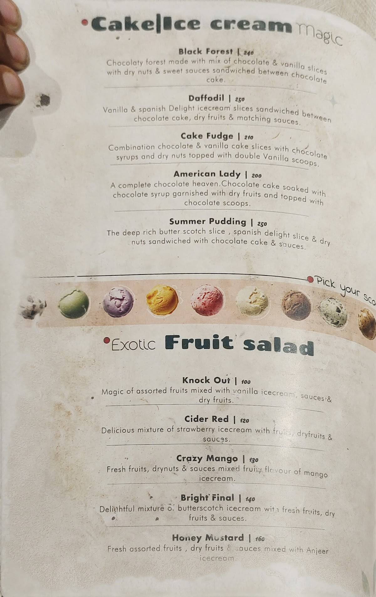 Lollino Cafe Taliparamba menu