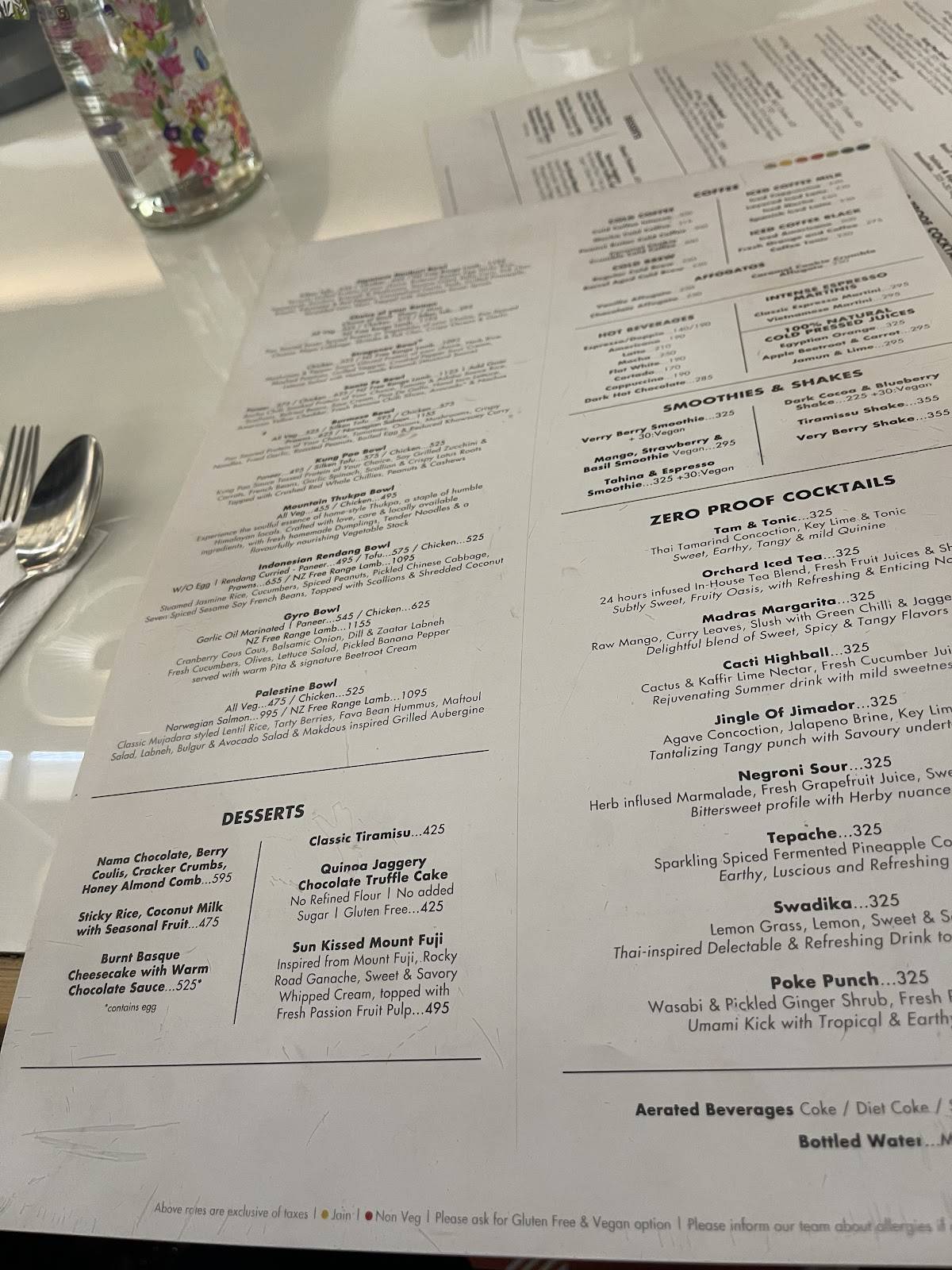 Lollo Rosso Vadodara menu