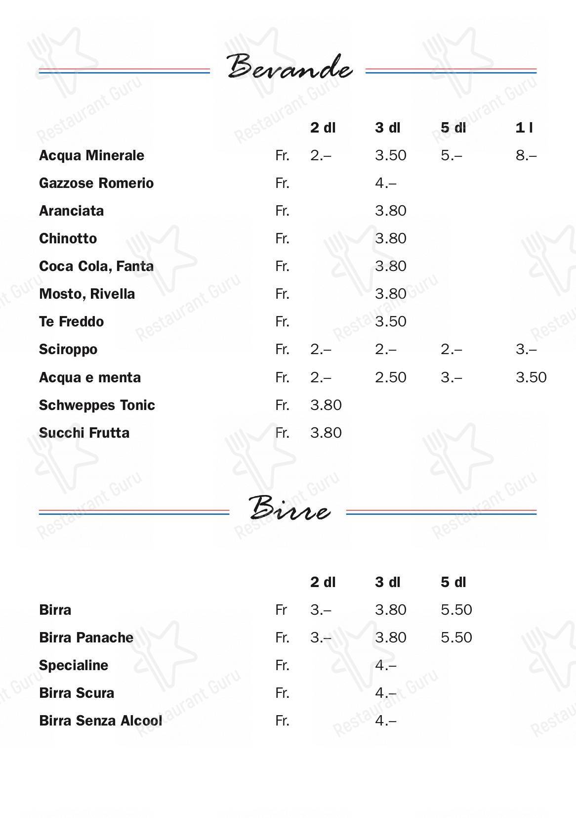 Menu di Grotto Raffael - At Home Catering Menu