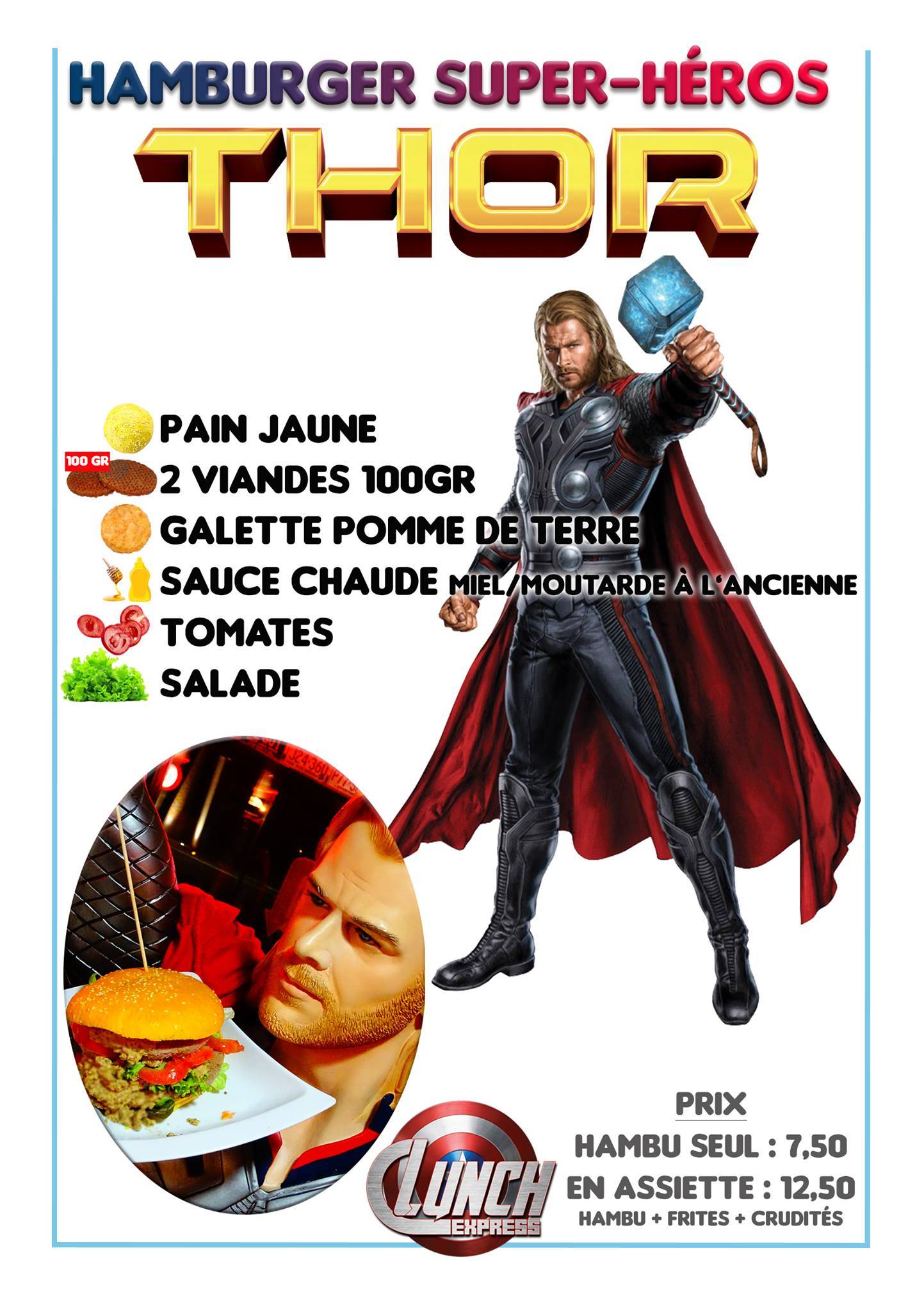 Menu de Lunch Express