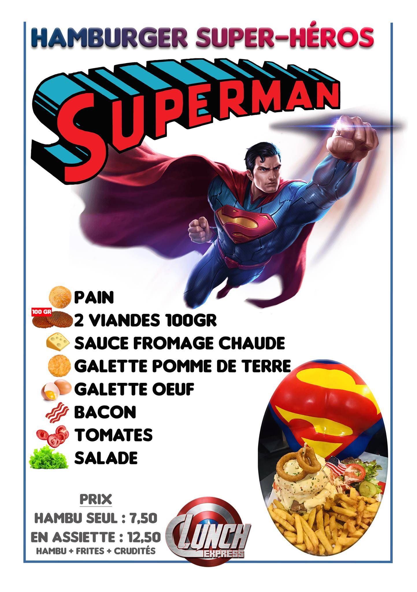 Menu de Lunch Express