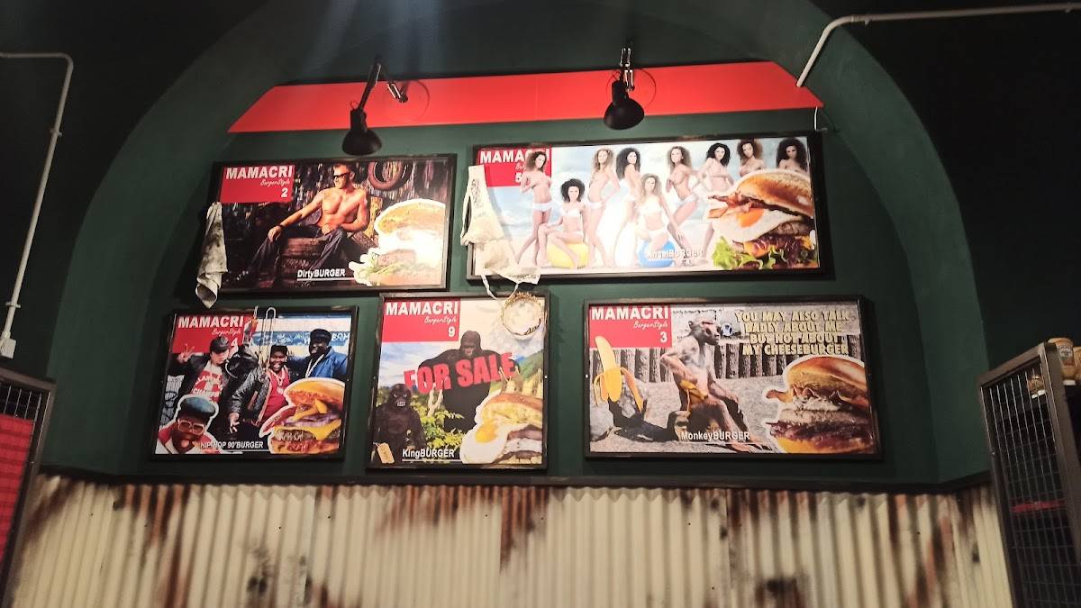 Menu de MAMACRI Burger Style
