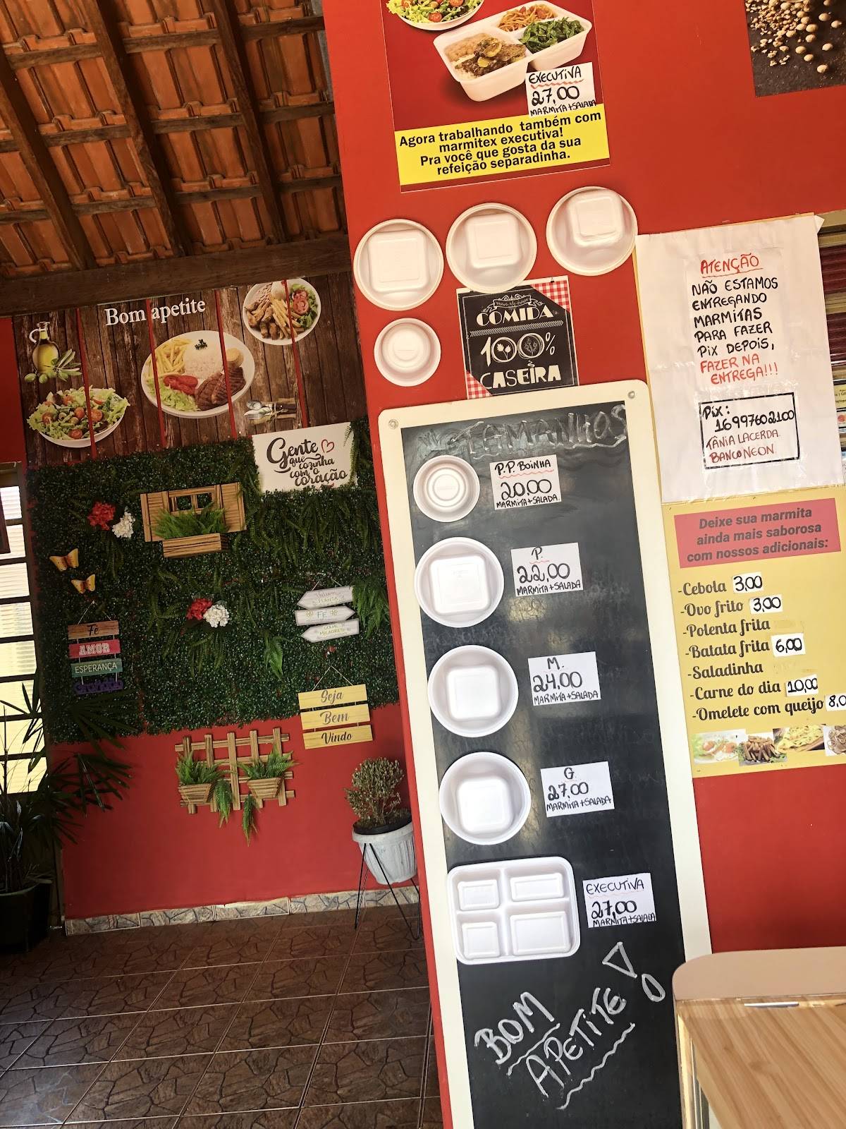 MARMITARIA DA TÂNIA cardápio