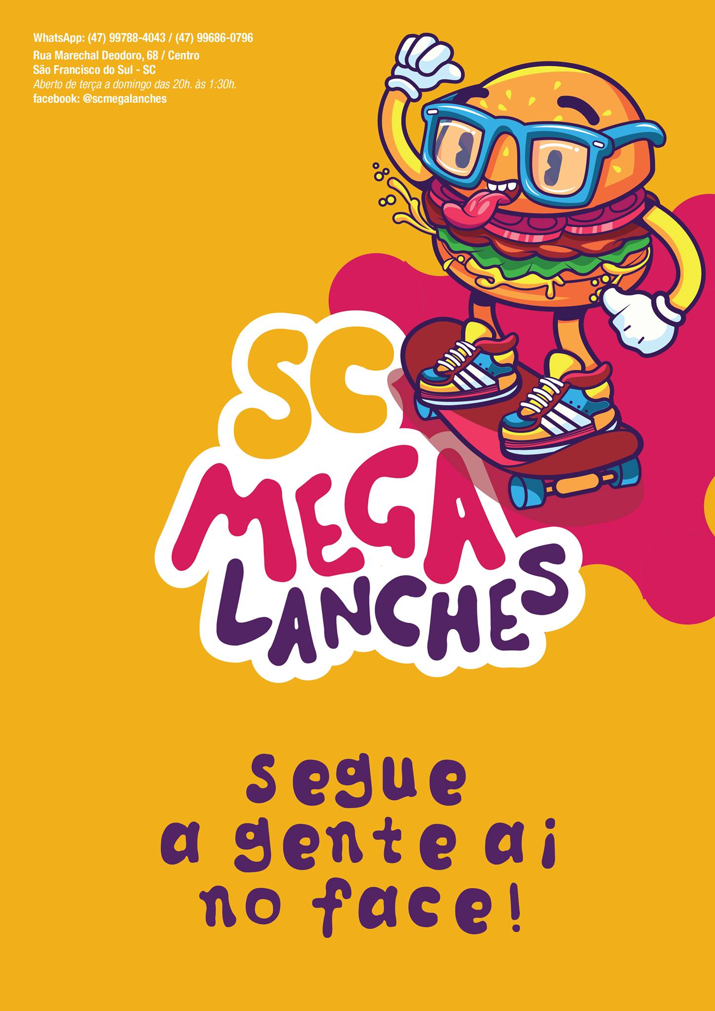 MEGA LANCHES SC cardápio
