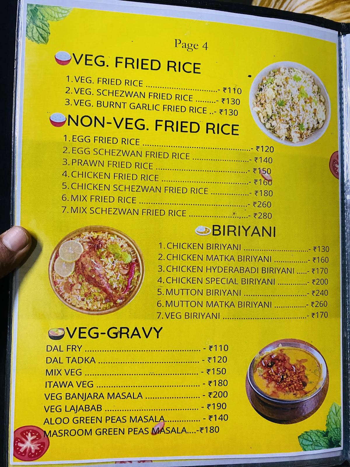 MOM-O Restro & Cafe menu