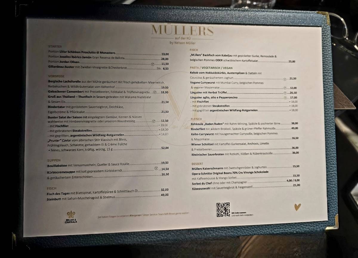 Menu de MÜLLERS auf der RÜ by Nelson Müller