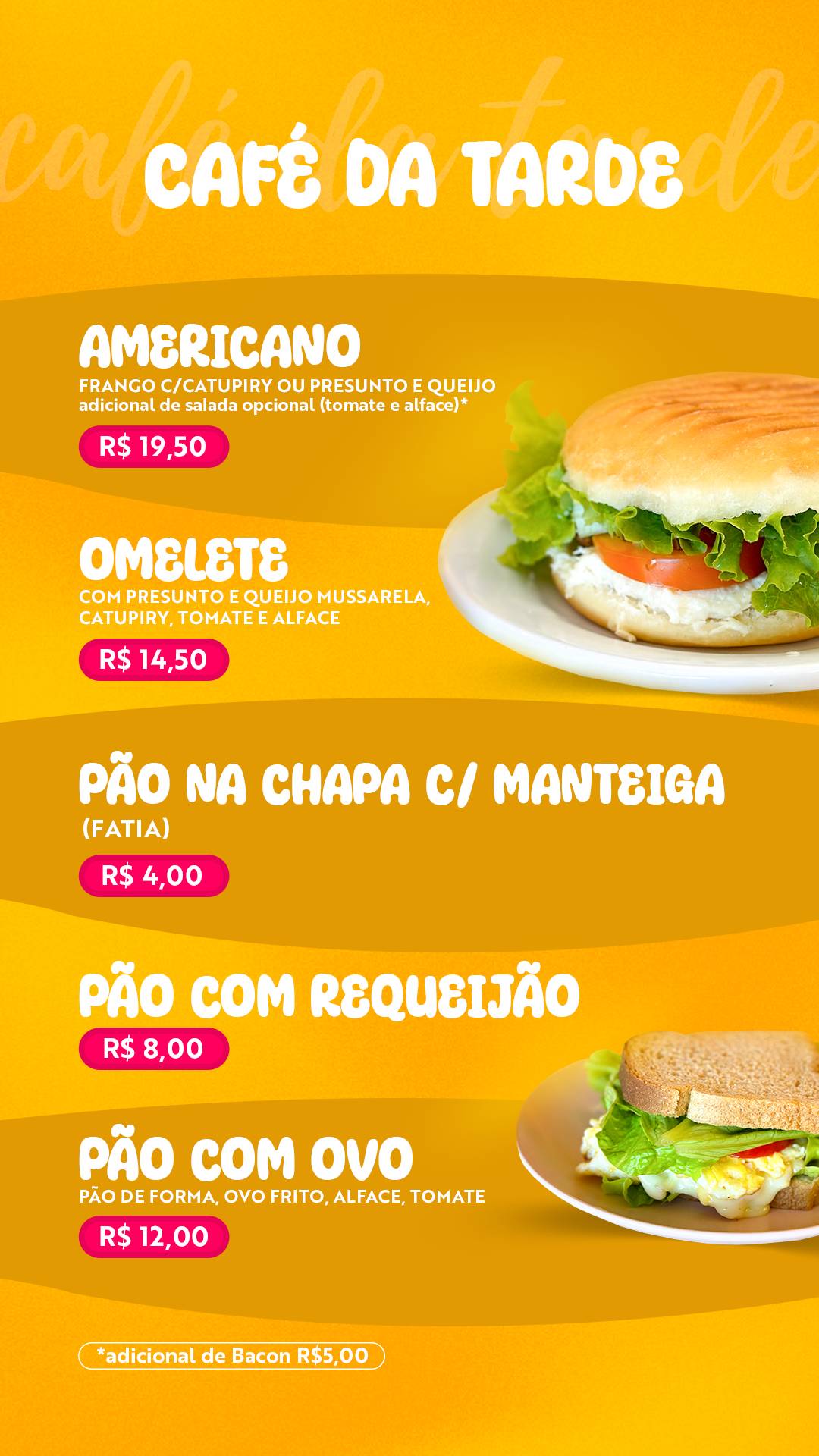 Mafê Donuts cardápio