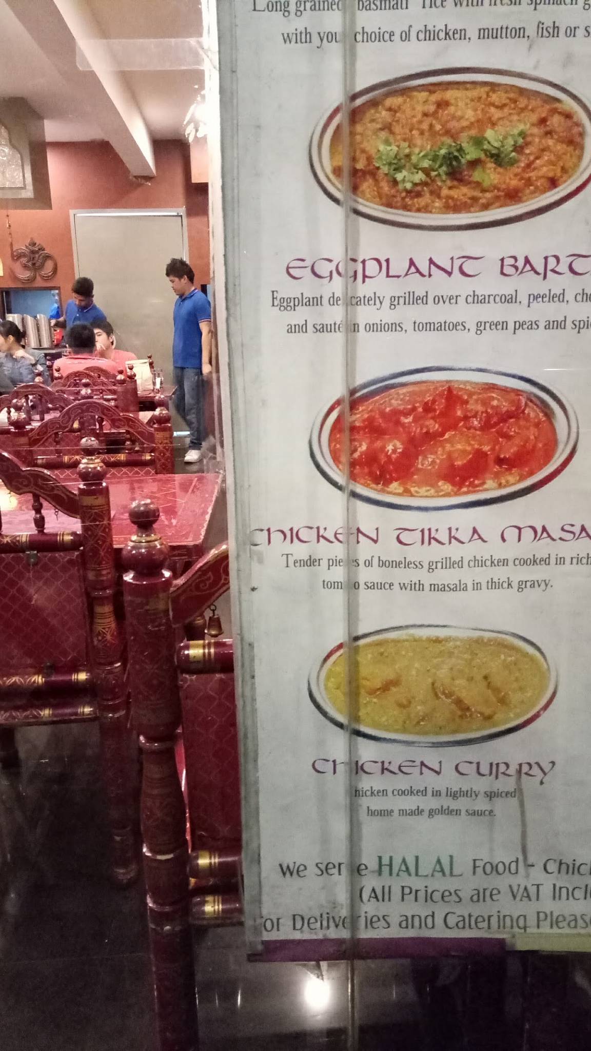 Menu at New Bombay restaurant, Makati, G/F Glorietta 3 Ayala Center