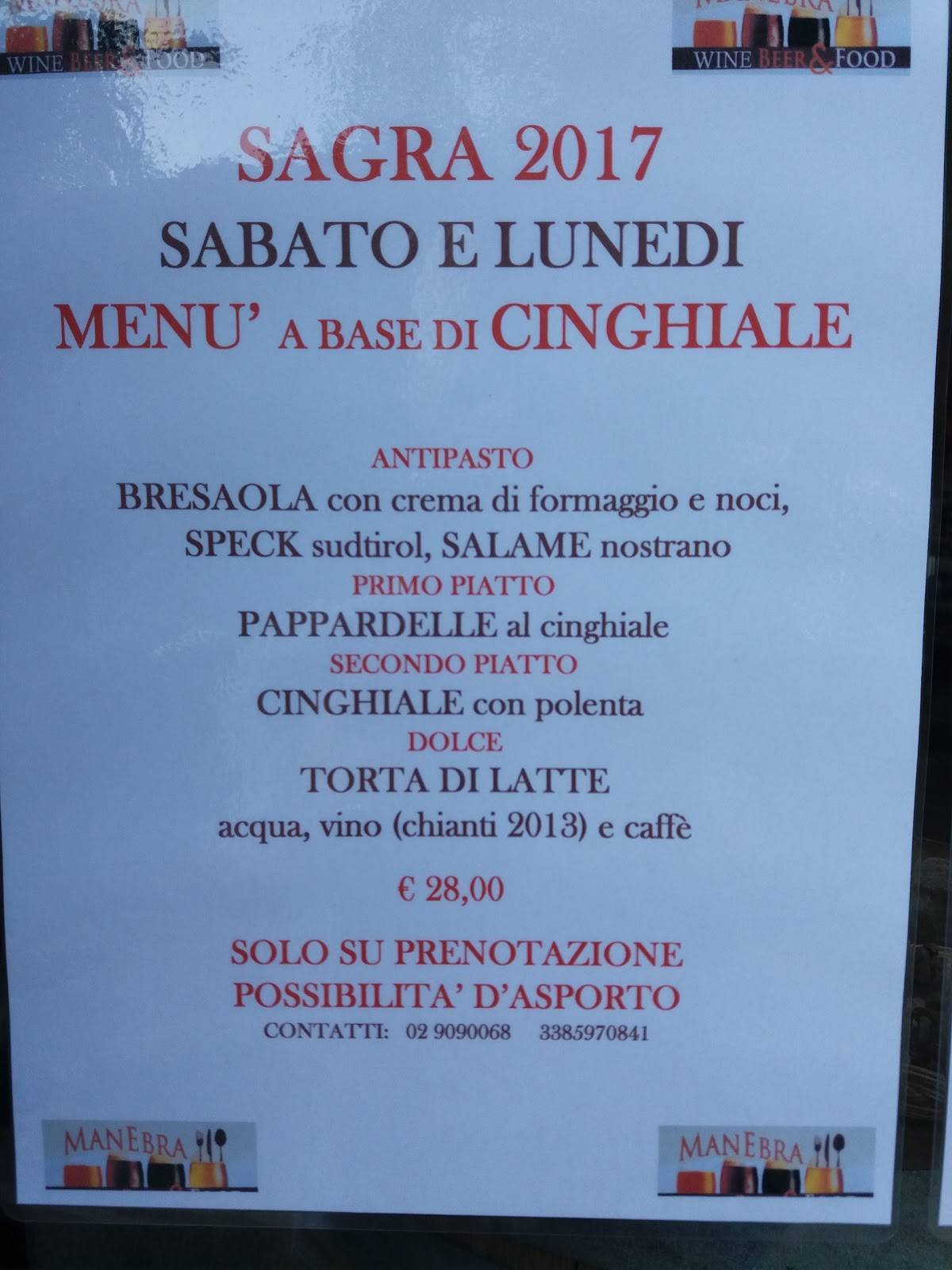 Menu di Man Ebra Cafè 