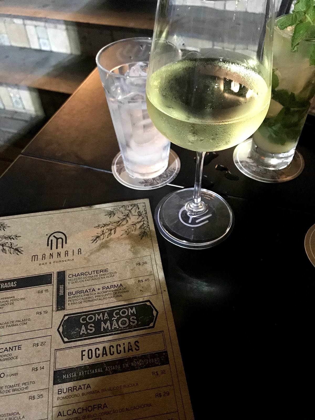 Menu at Mannaia Bar e Forneria, Maringá