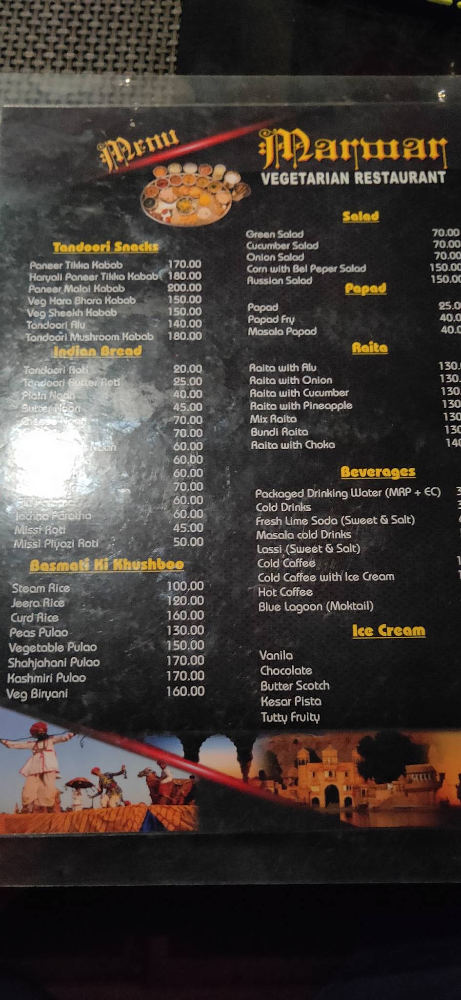 Marwar menu