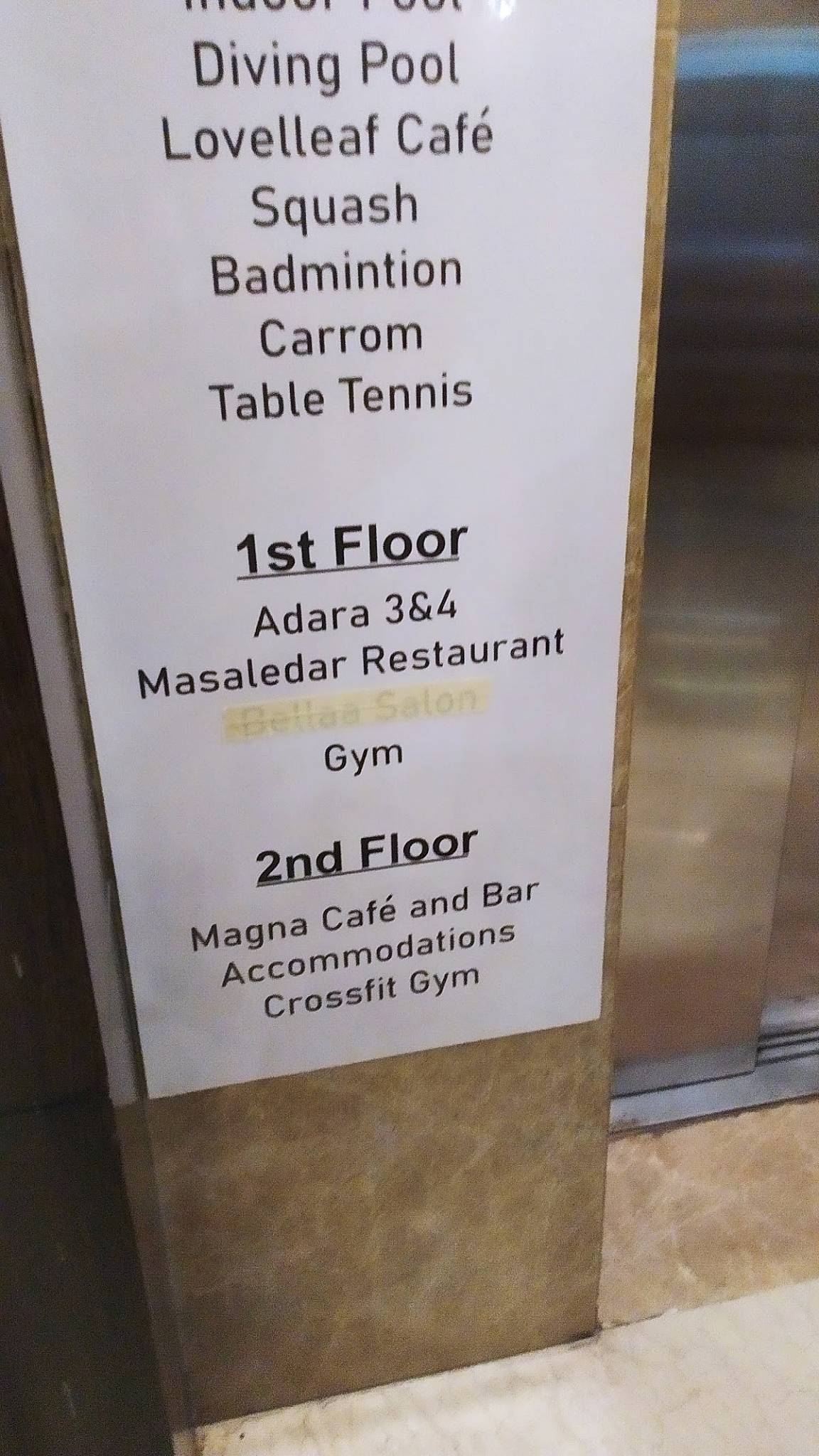 Suma Bar and Kitchen menu
