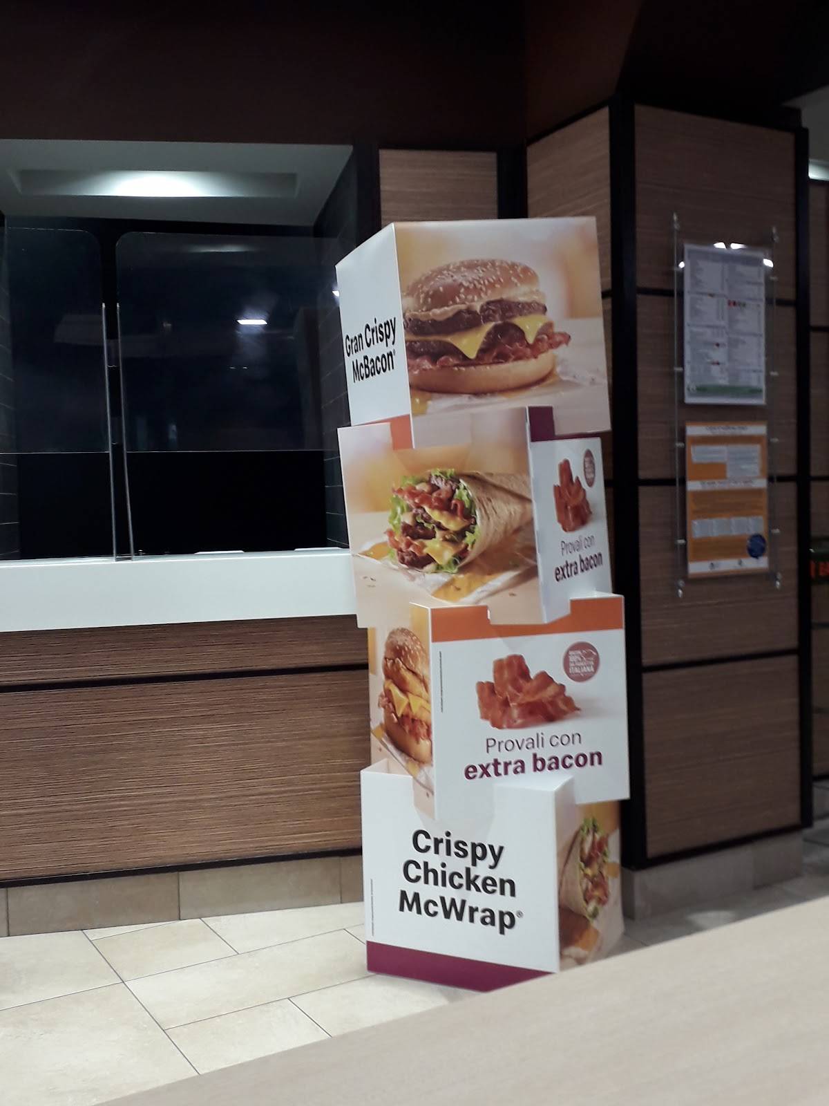 Menu di McDonald's Roma Regina Margherita 