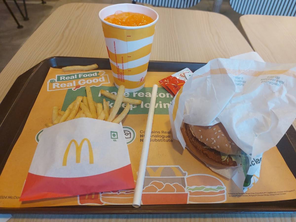 McDonald's menu