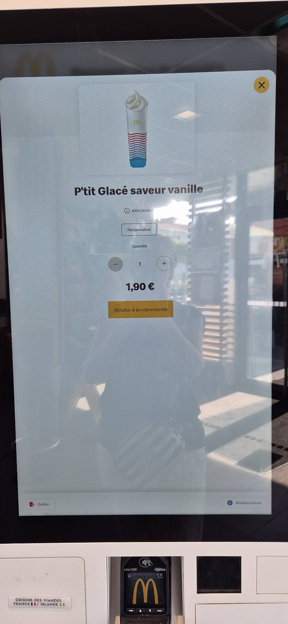Menu de McDonald's