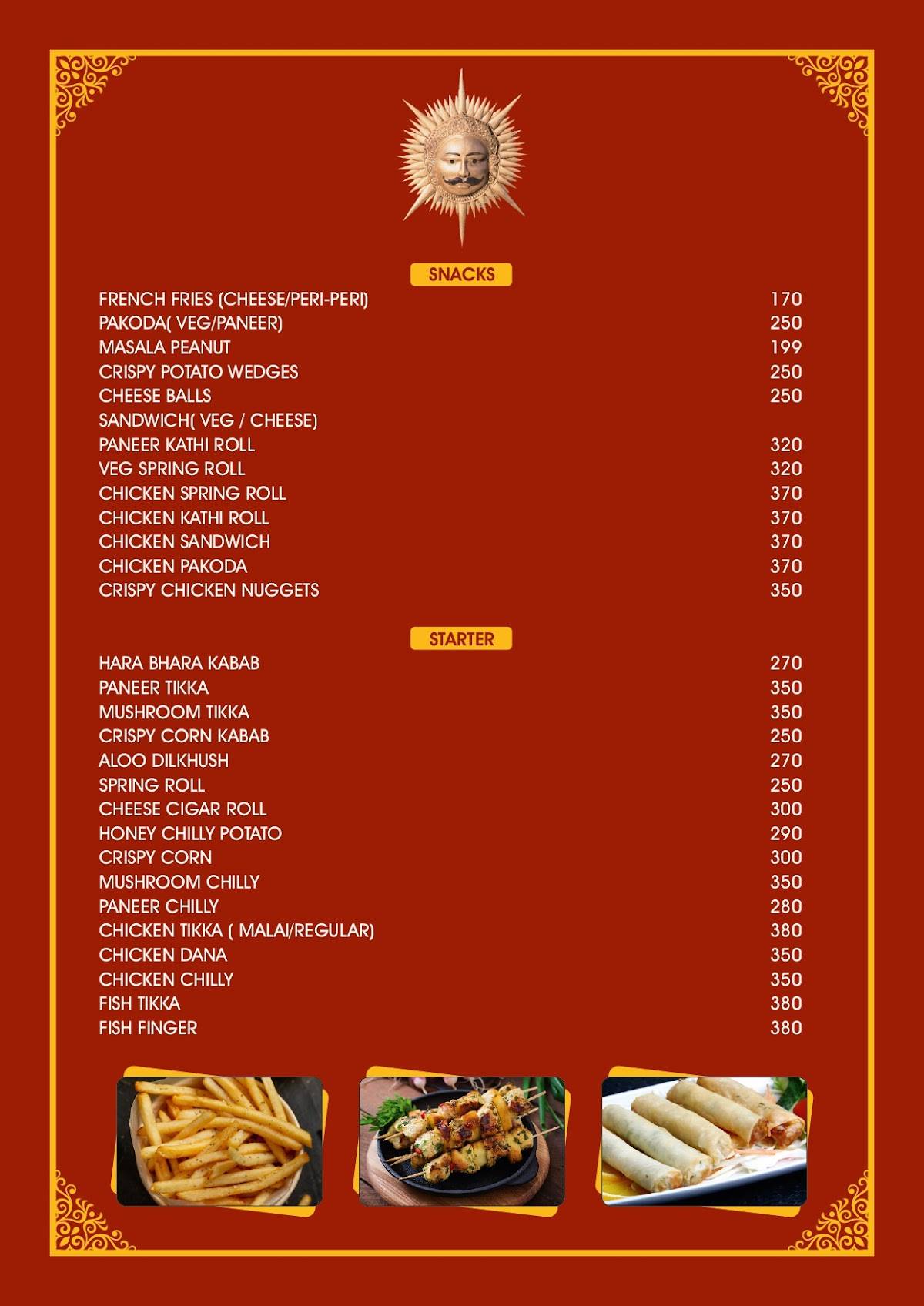 Medi Pe Cafe & Restaurant menu