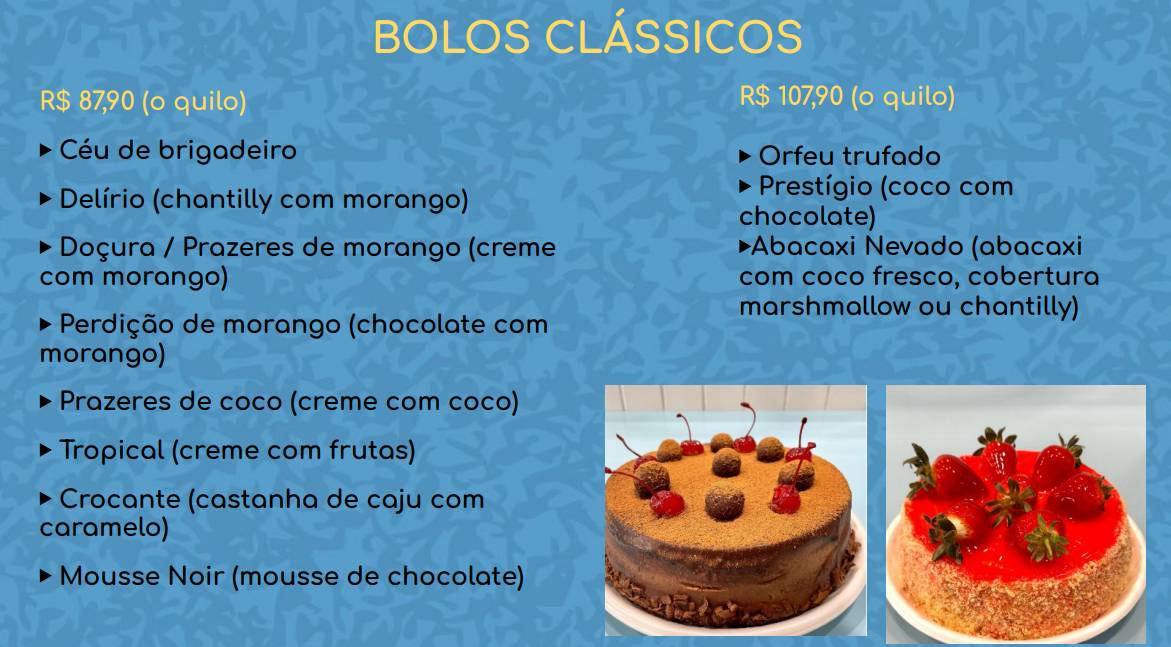 Mel Prazer Doceria & Café cardápio