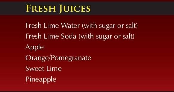 Mellow cafe menu