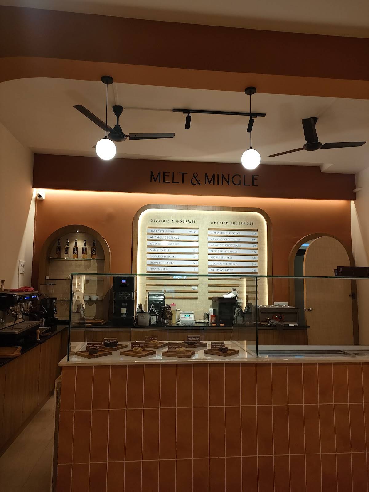 Melt and Mingle menu