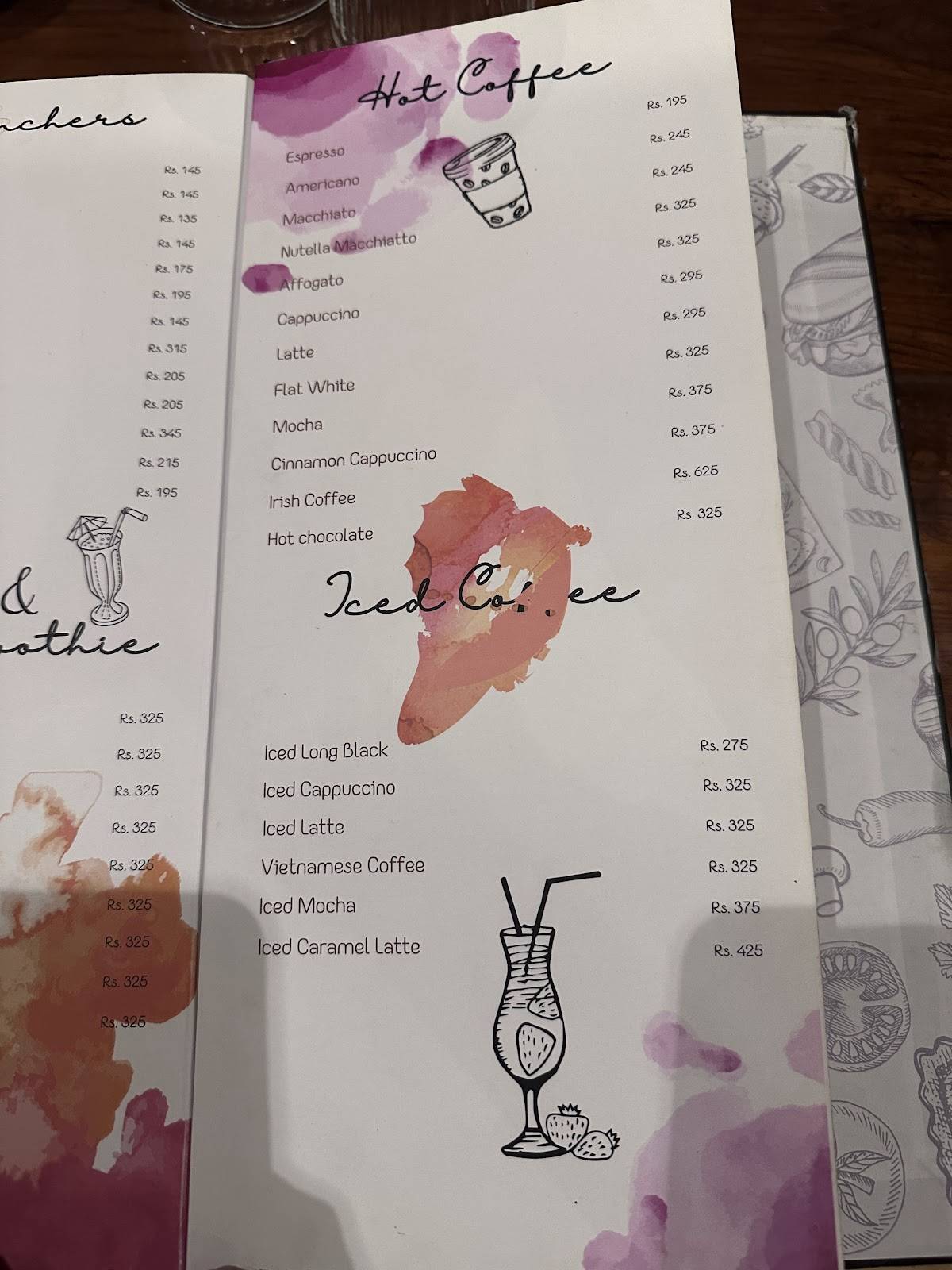 Mia Cucina menu