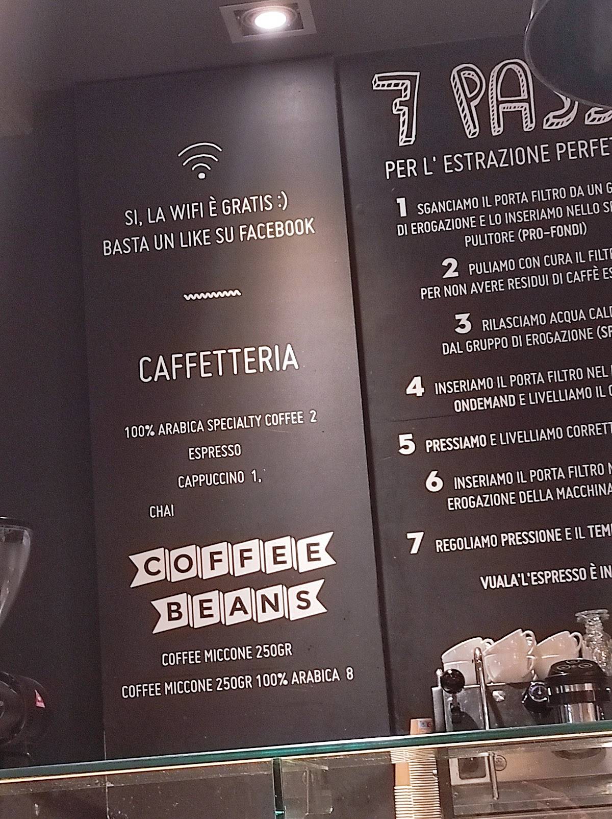 Menu di Miccone 