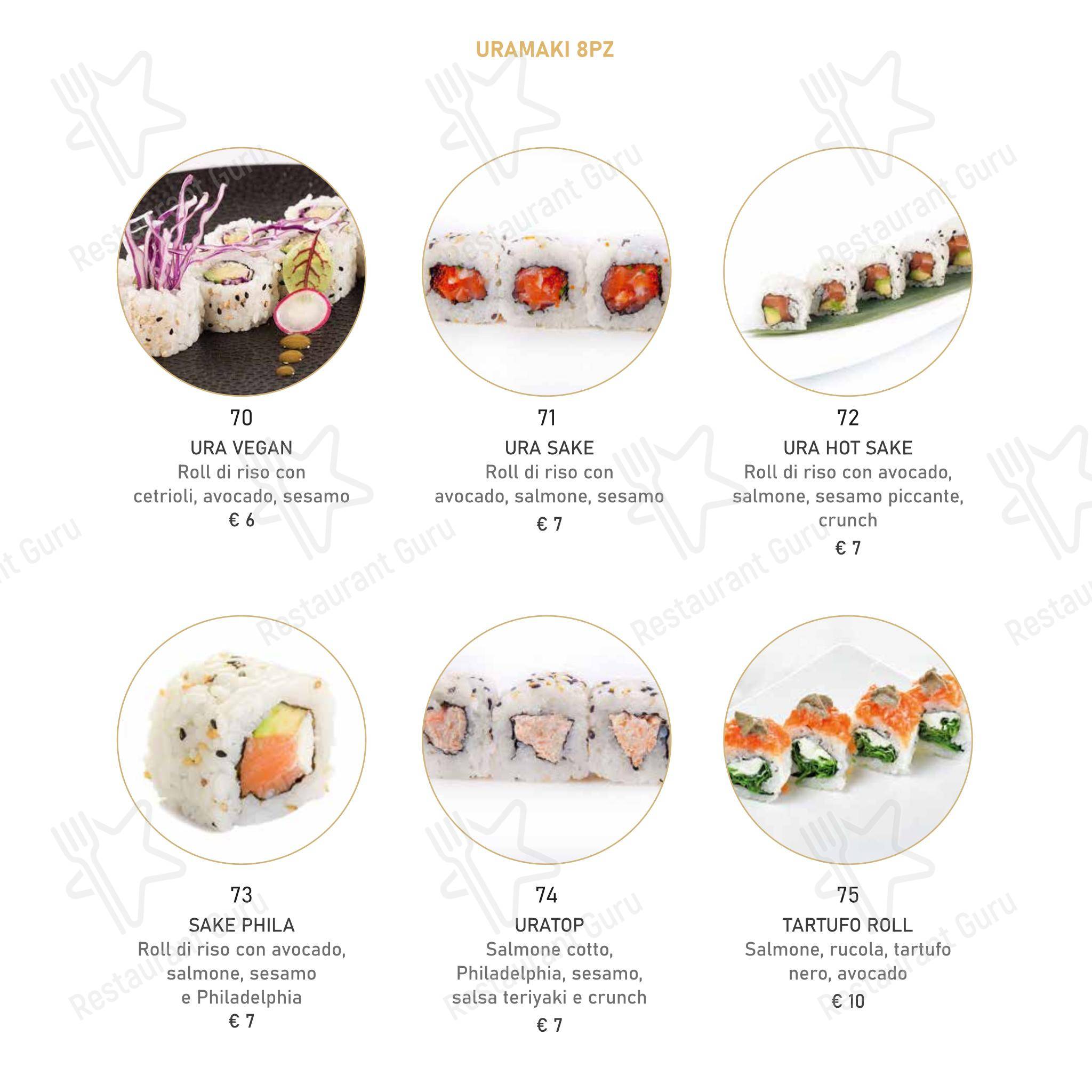 Mikaku sushi in Rimini - Menu