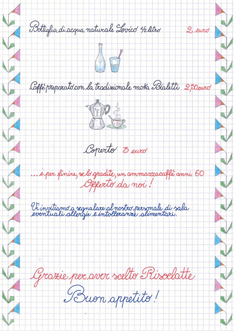 Menu di Risoelatte Duomo 