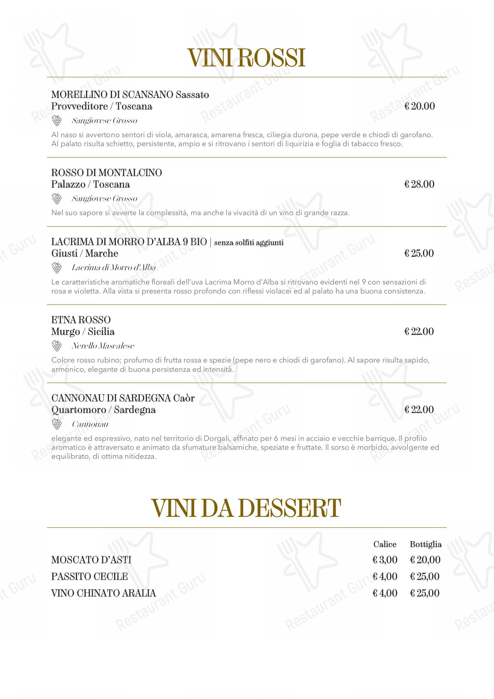 Trattoria La Rava e La Fava in Milano - Menu