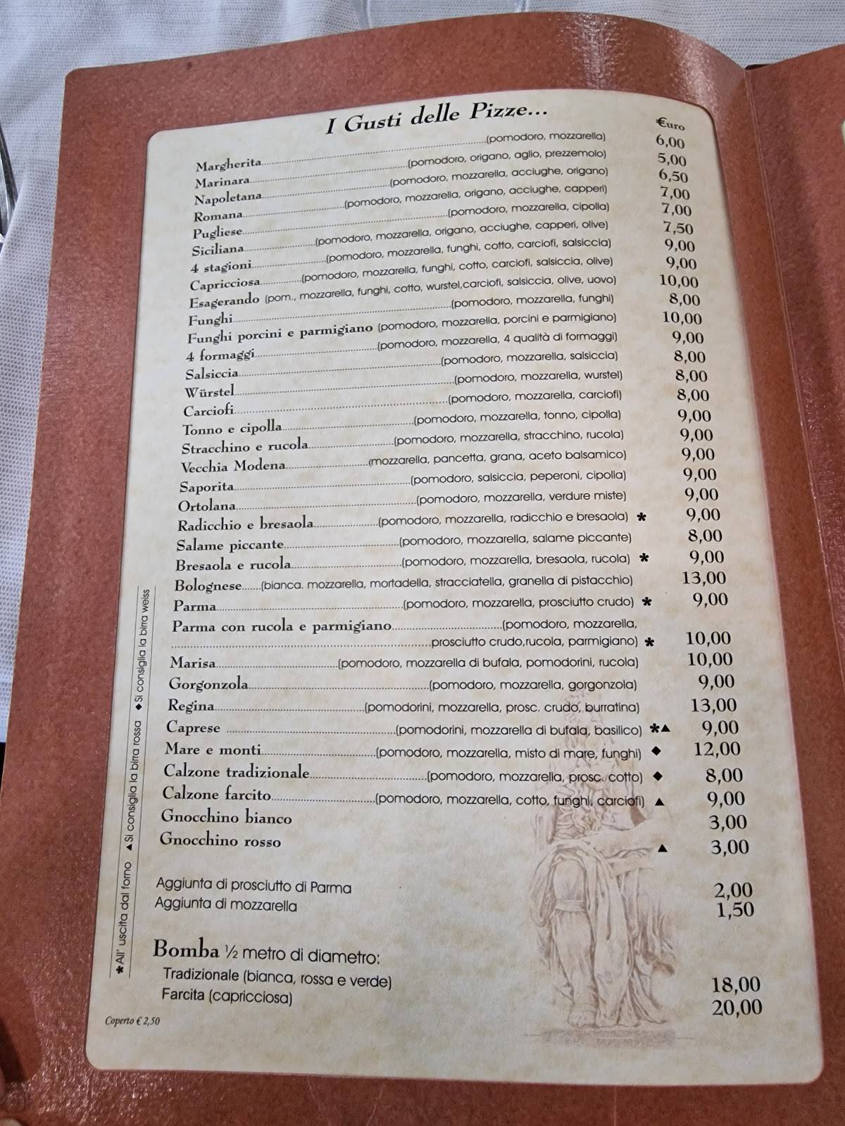 Menu di Il Patriarca 