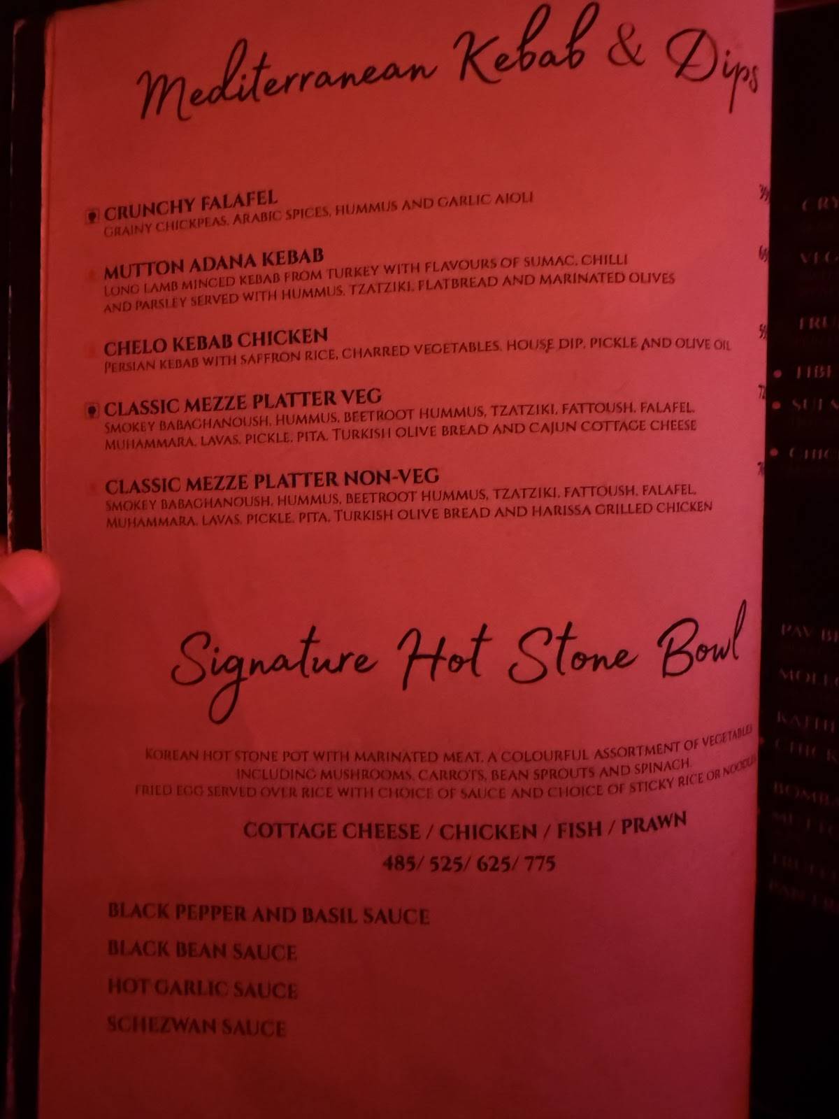 Molecule Gwalior menu