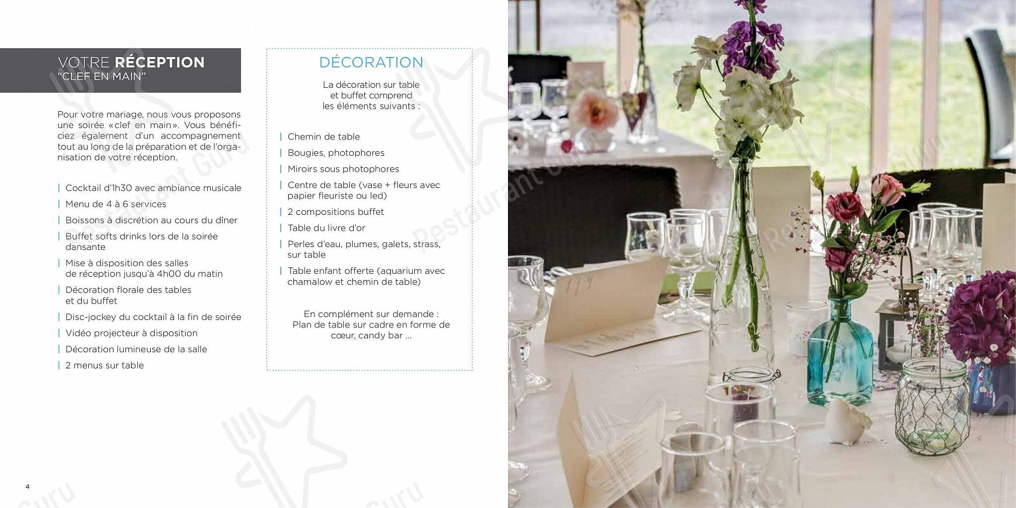 Ночное меню pour Le Moulin de Fourges dans Fourges