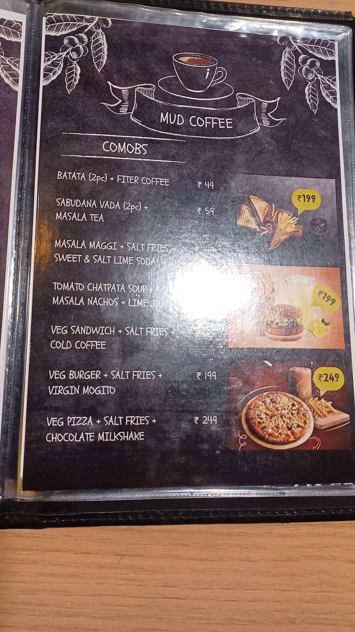 Mud Coffee (Jaganmohan Palace) menu