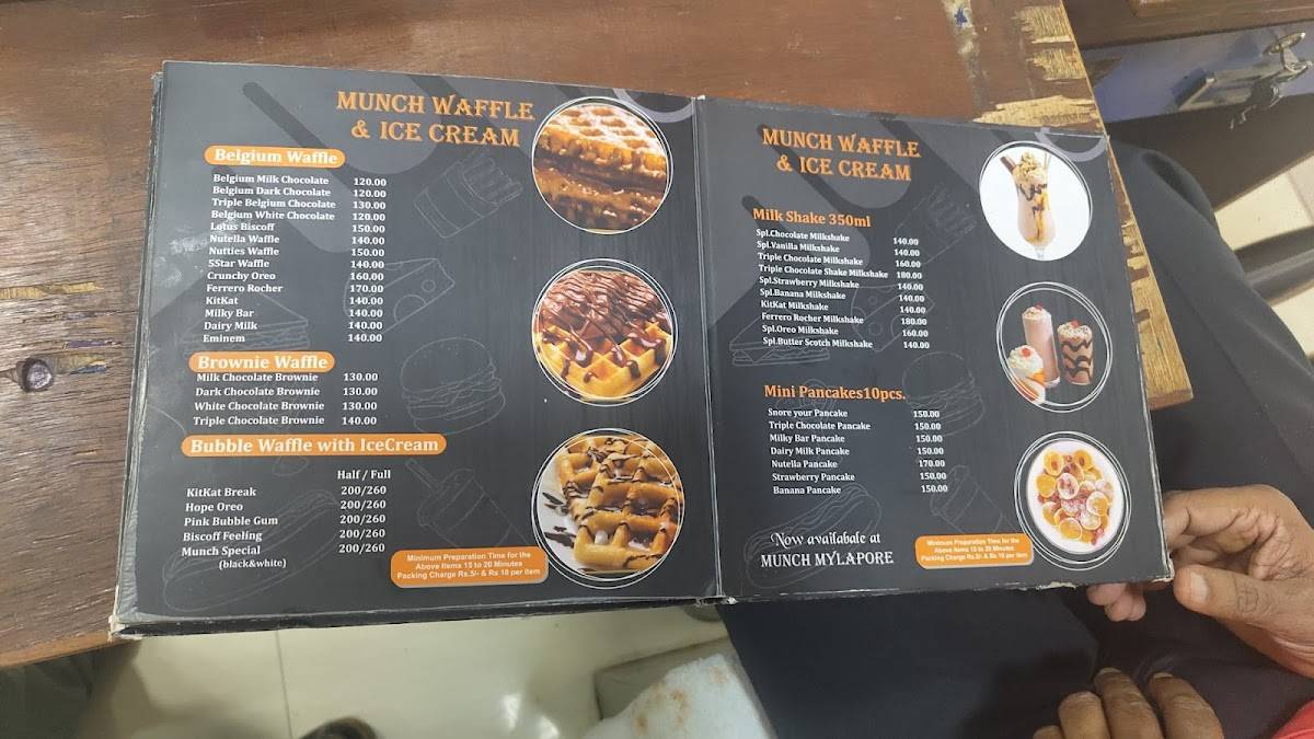 Munch menu