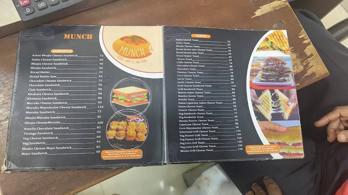 Munch menu