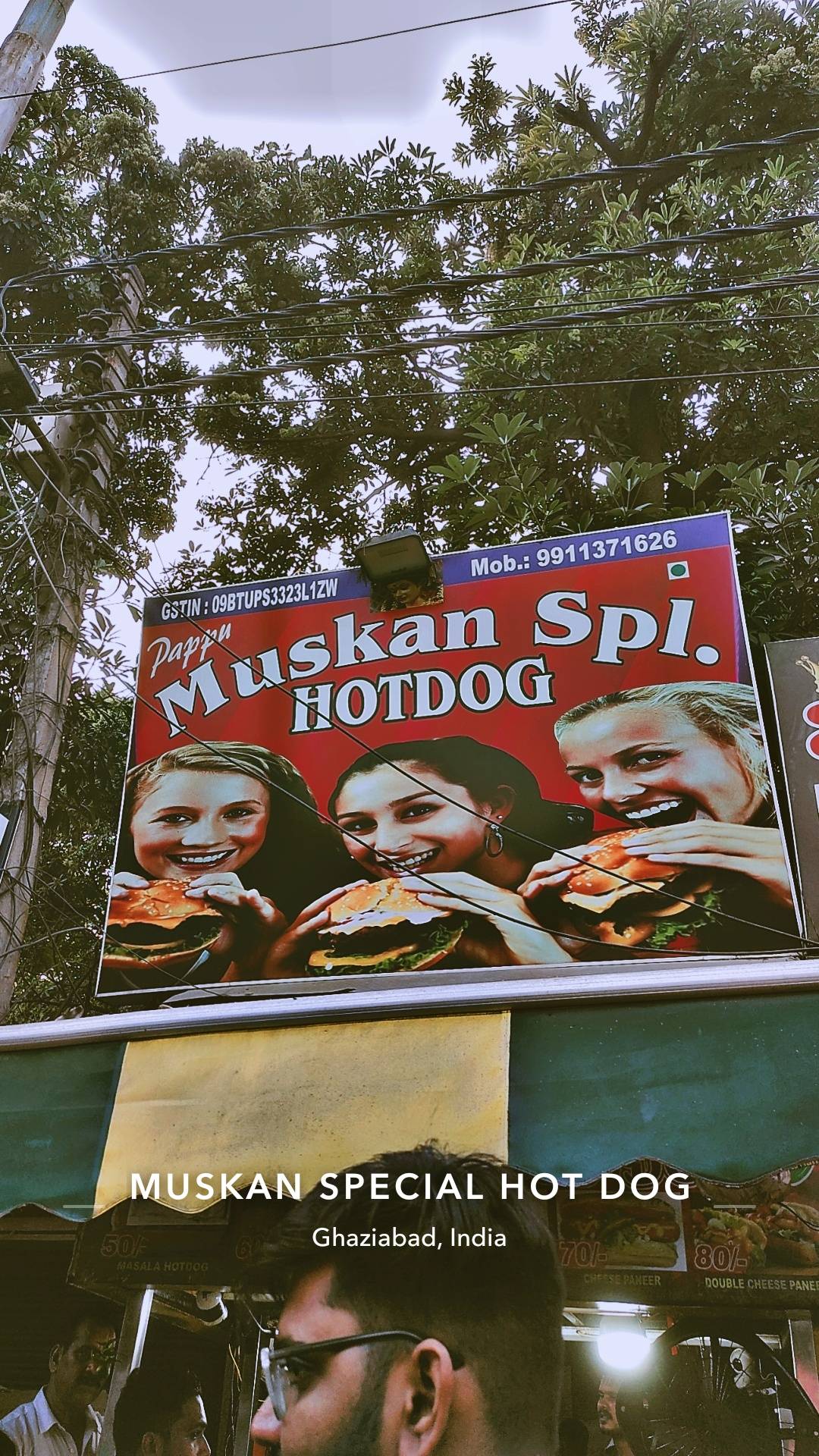 Muskan Special Hot Dog menu