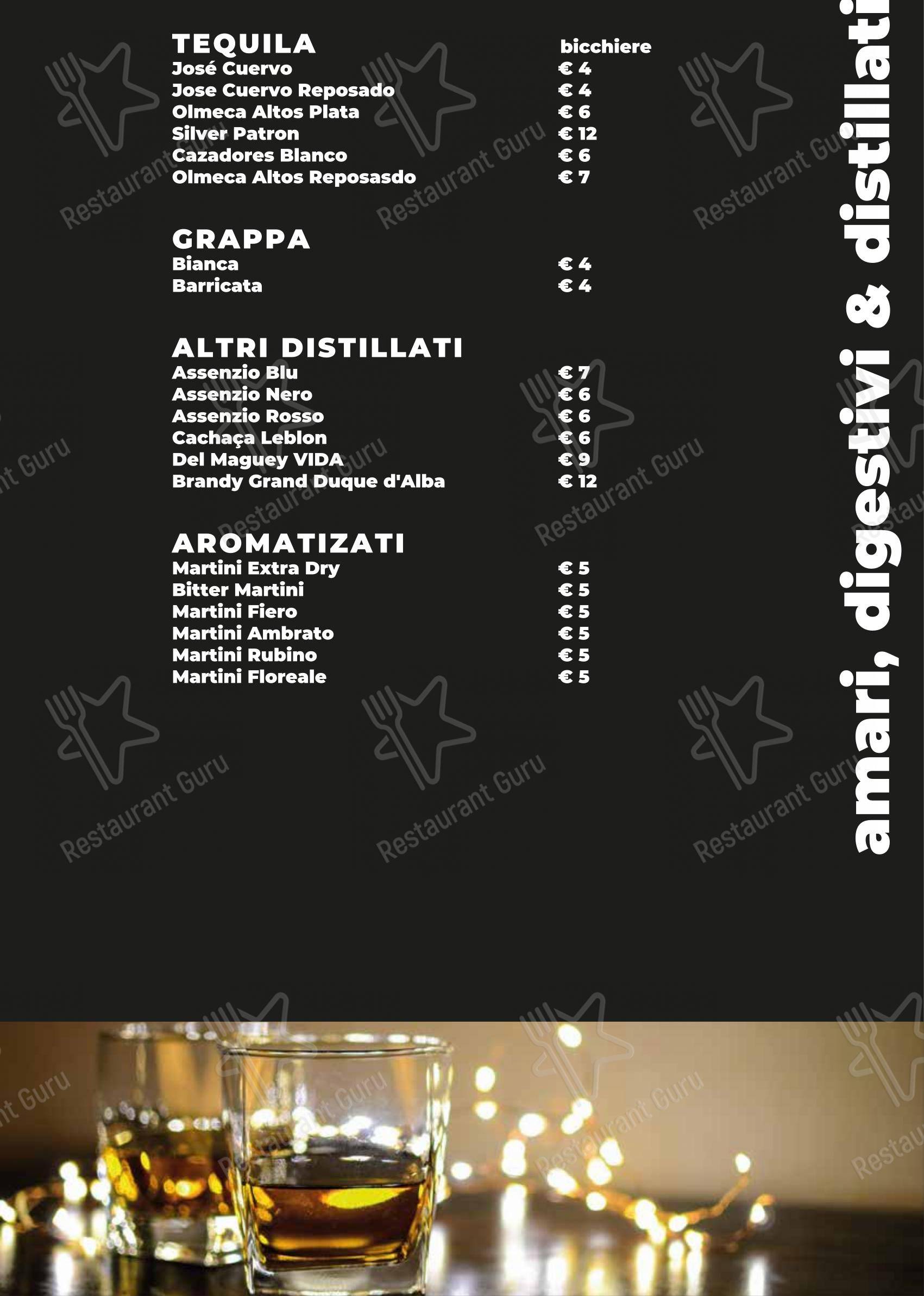 Menu per My Day in Bari