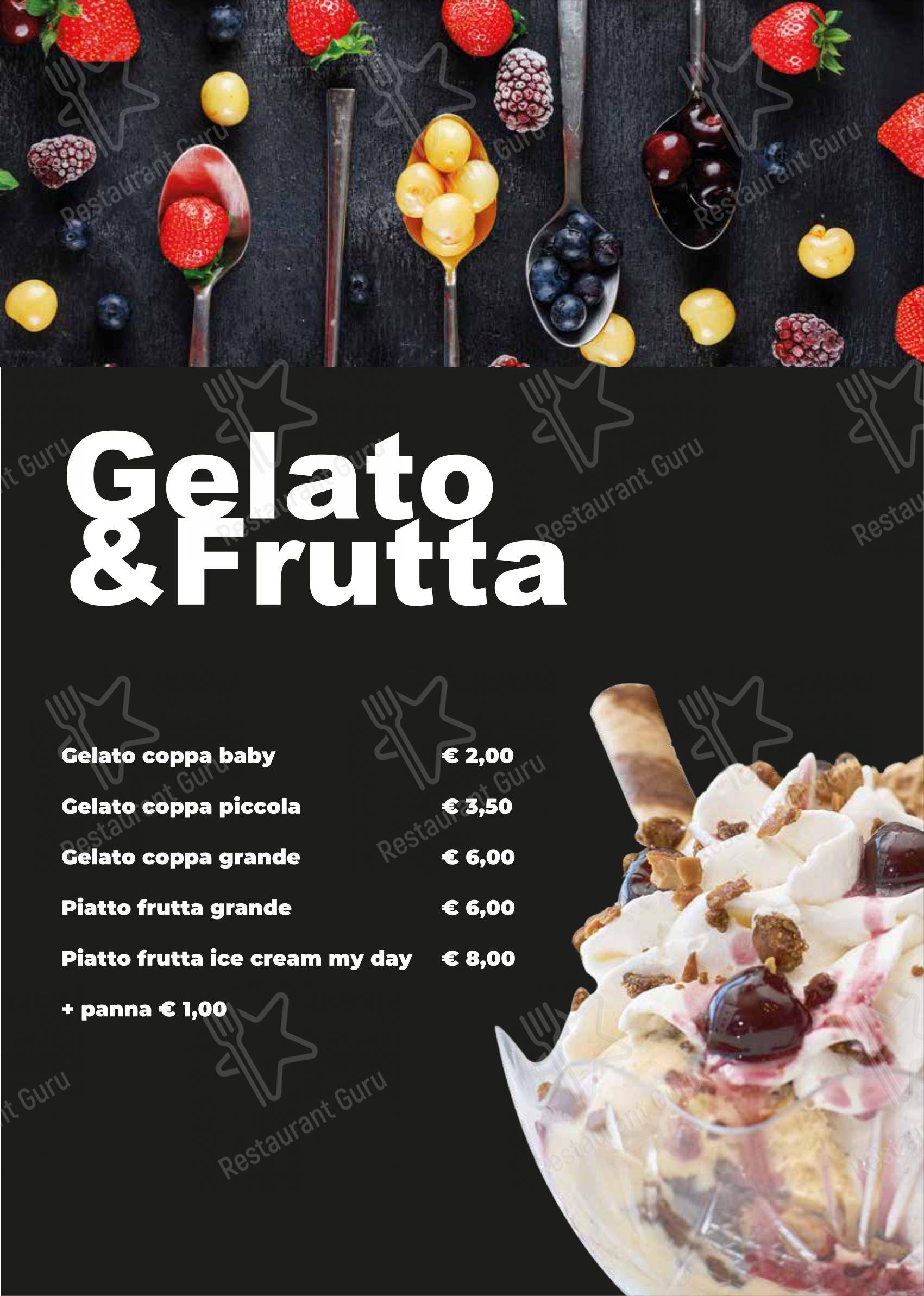 My Day in Bari - Menu