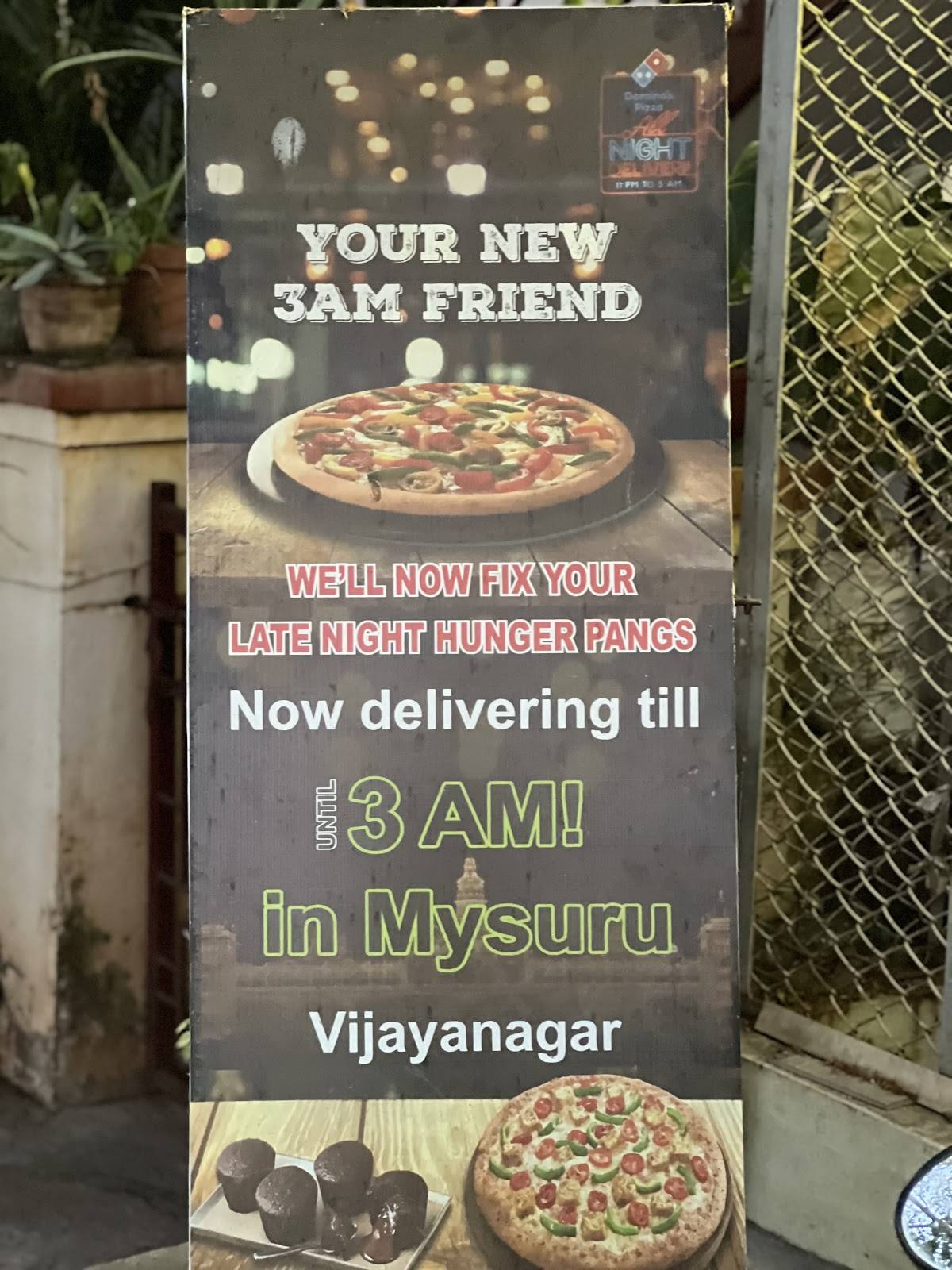 Domino's Pizza Vijay Nagar 2nd Stage, Mysuru menu