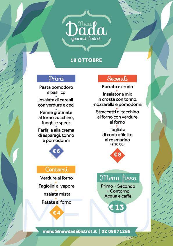 Menu di Black Moon Bristrot 