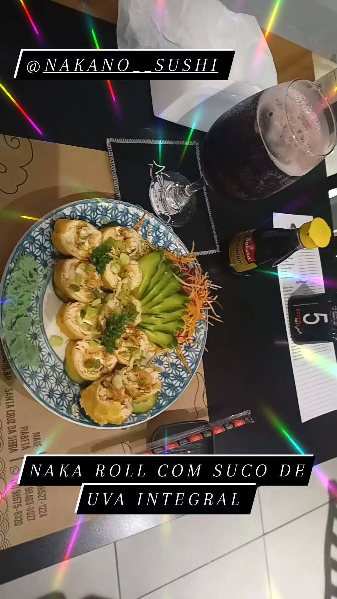 Nakano Sushi cardápio