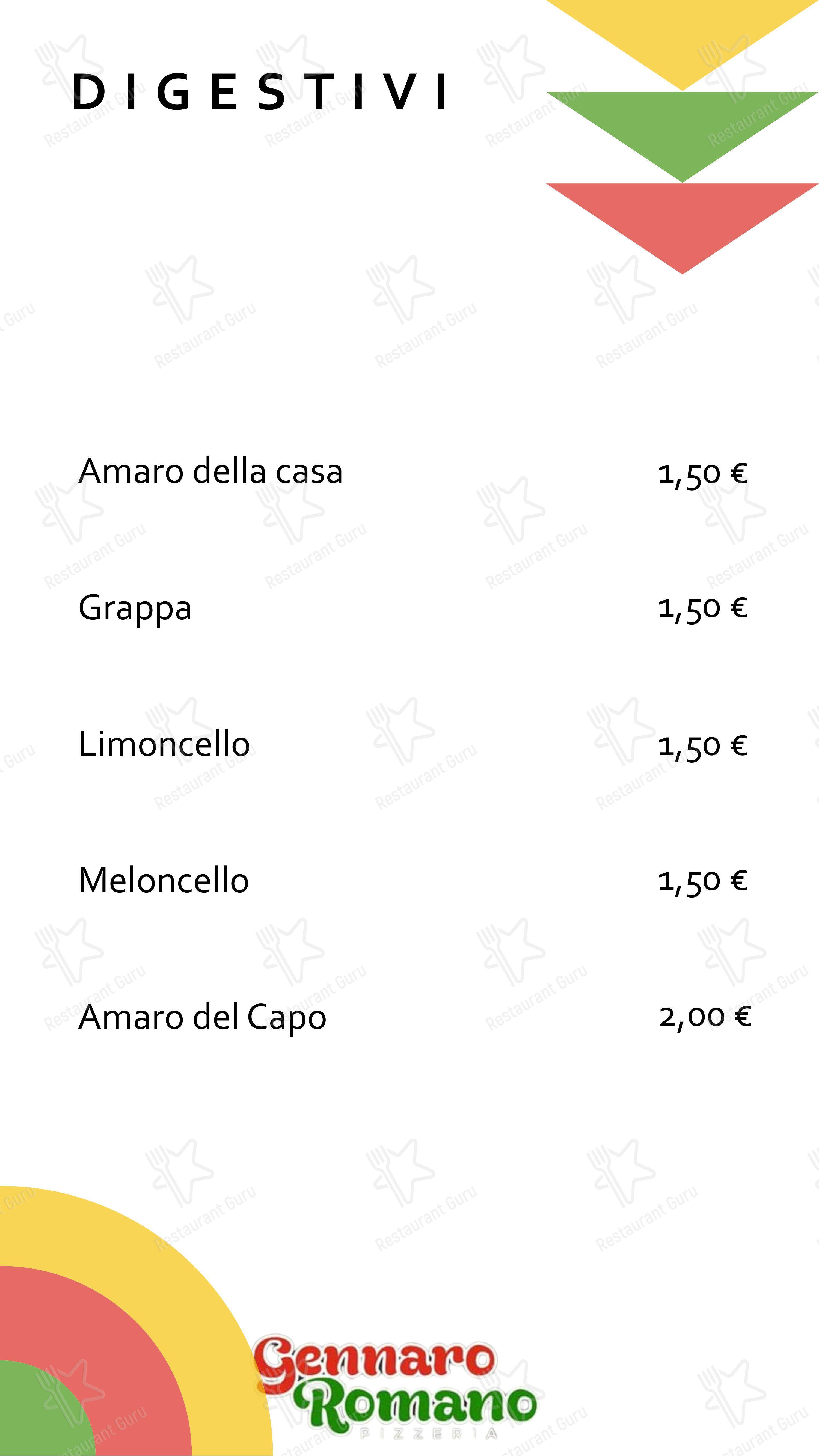 Menu bar per Napule 'e Notte in Pollena Trocchia