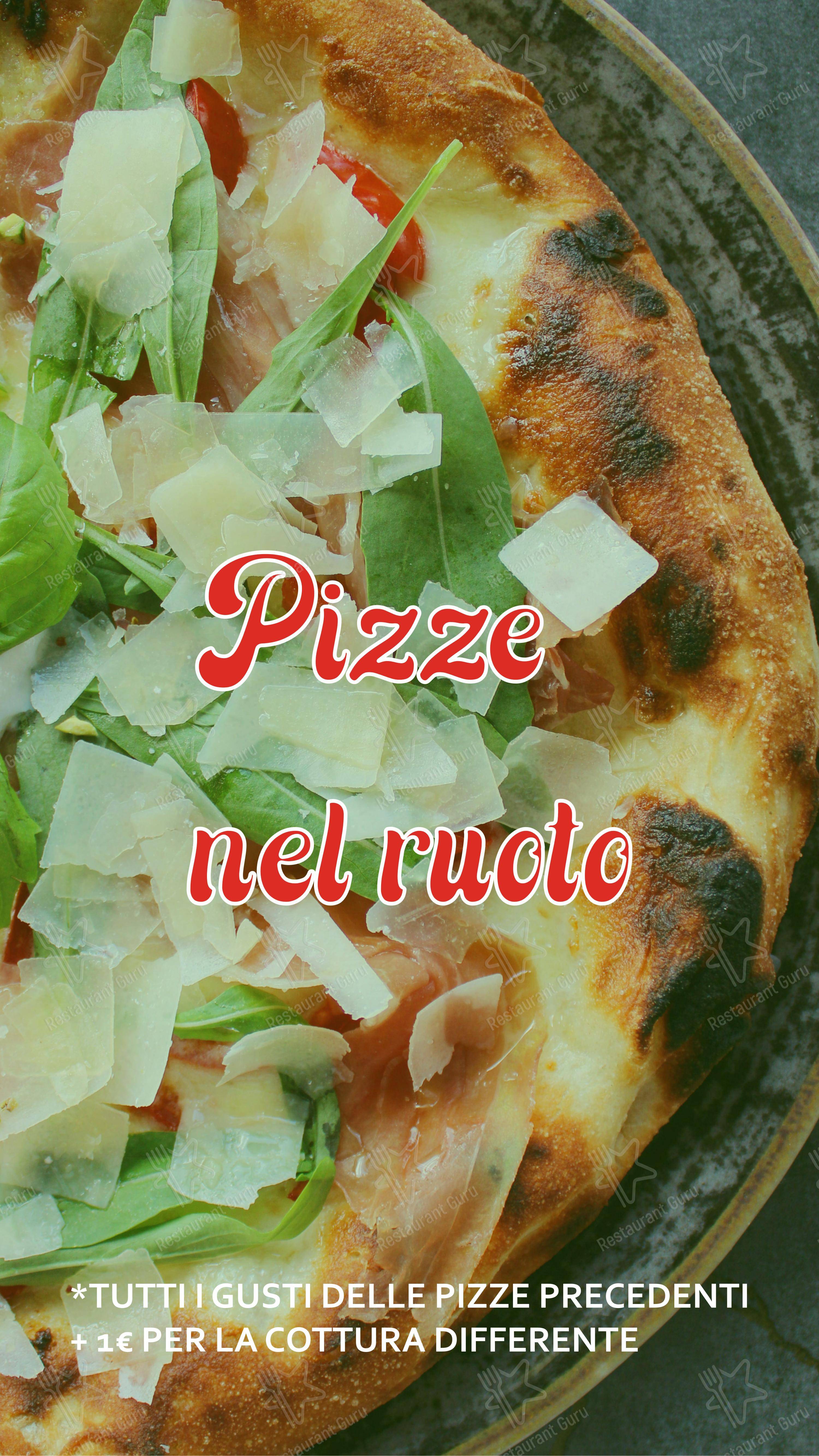 Menu di Napule 'e Notte - Menu bar