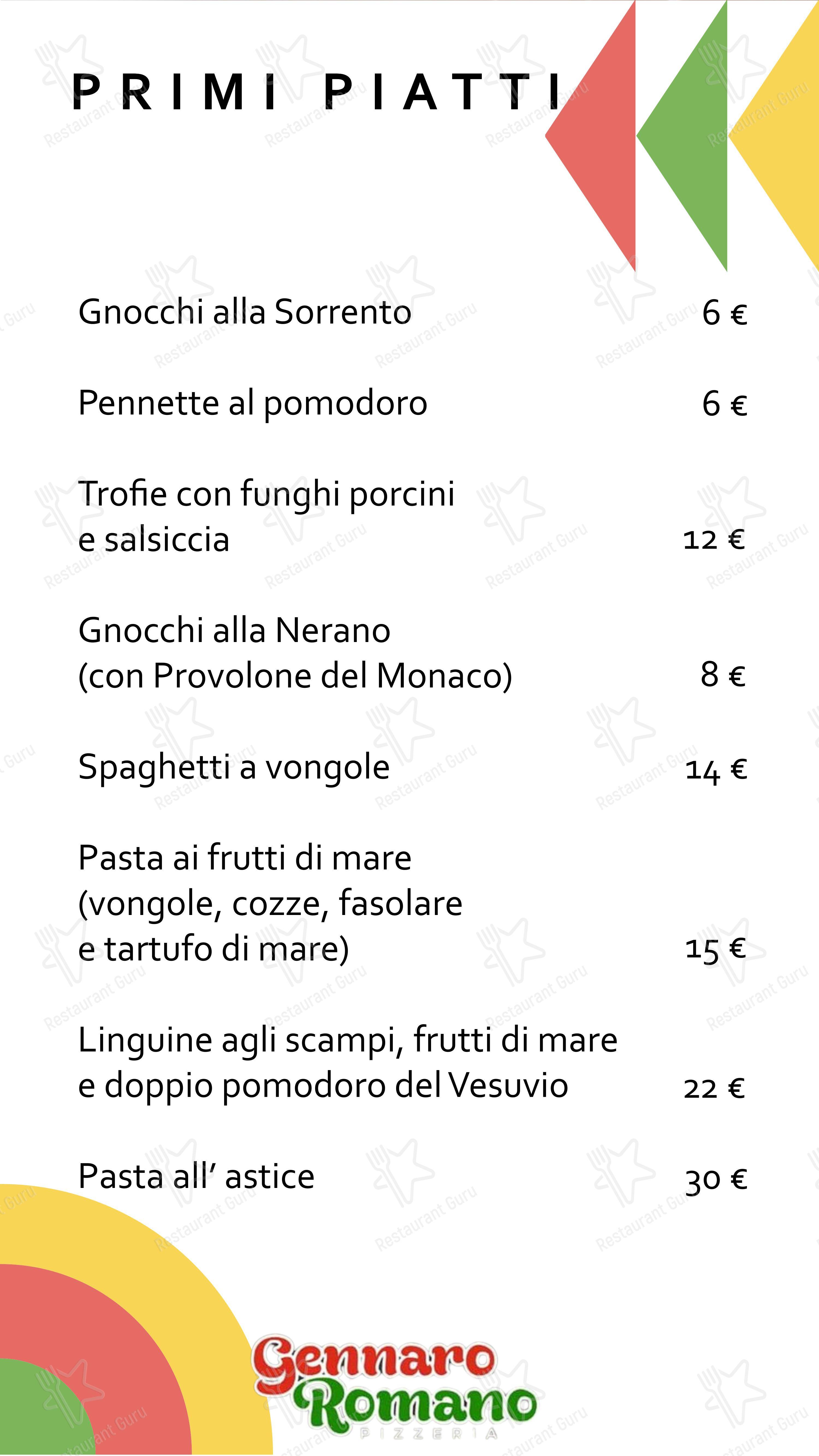 Napule 'e Notte in Pollena Trocchia - Menu bar