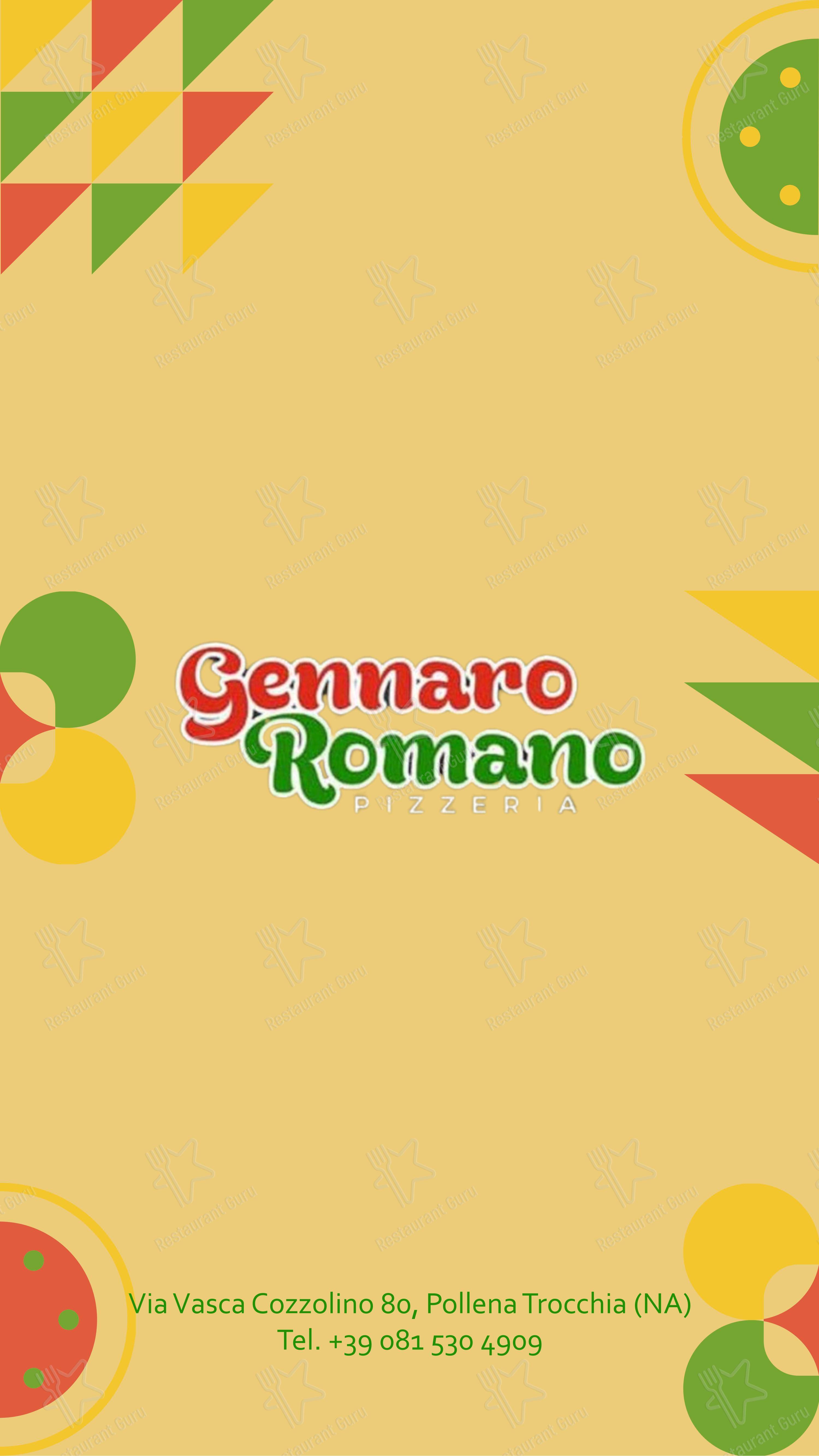 Napule 'e Notte in Pollena Trocchia - Menu bar