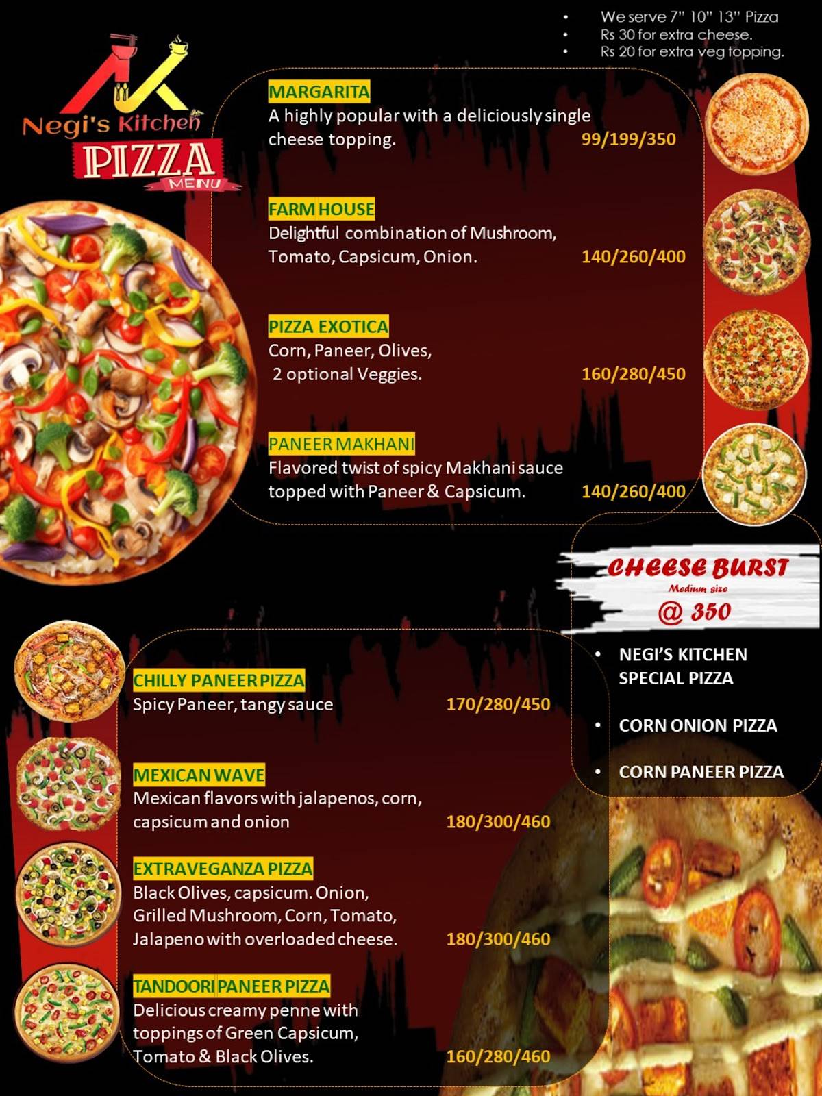 Negi's Kitchen menu