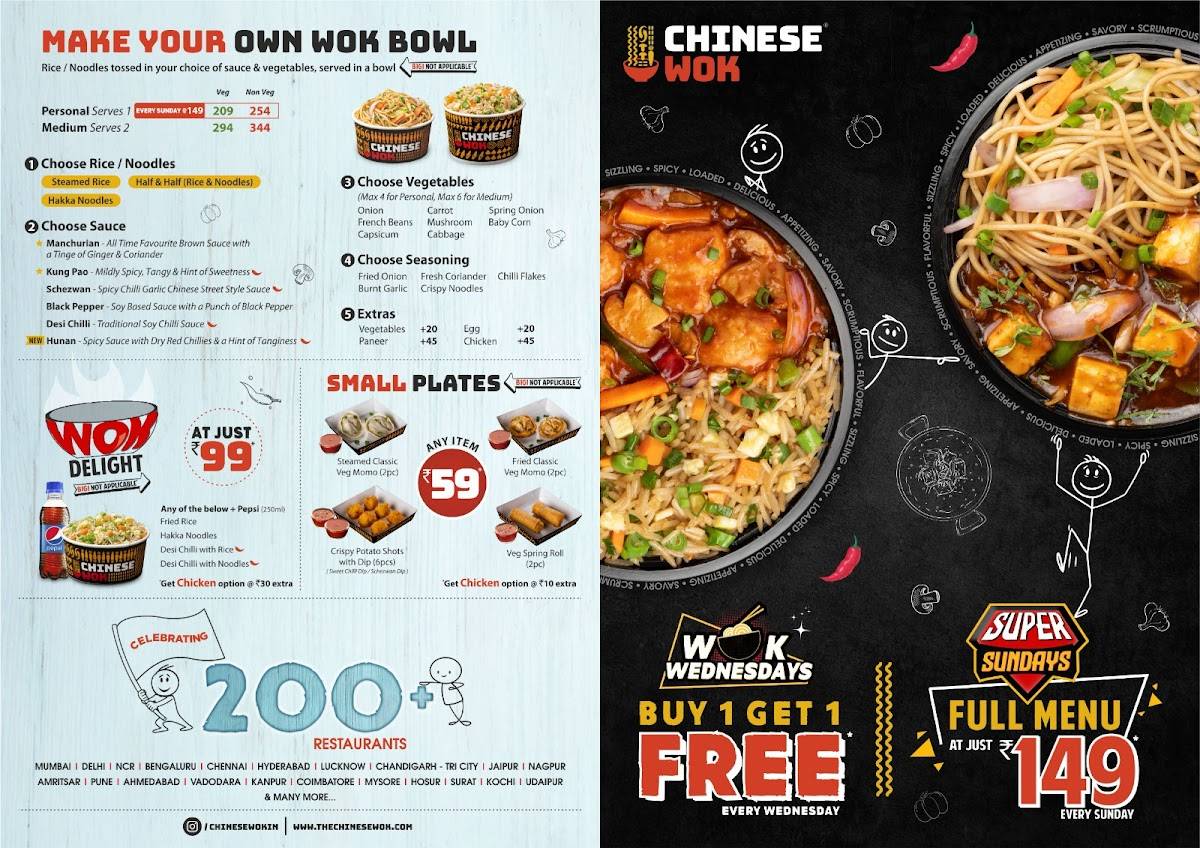Chinese Wok menu