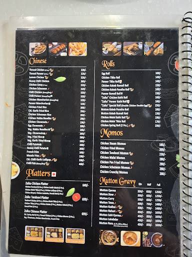 Zaika Foods menu
